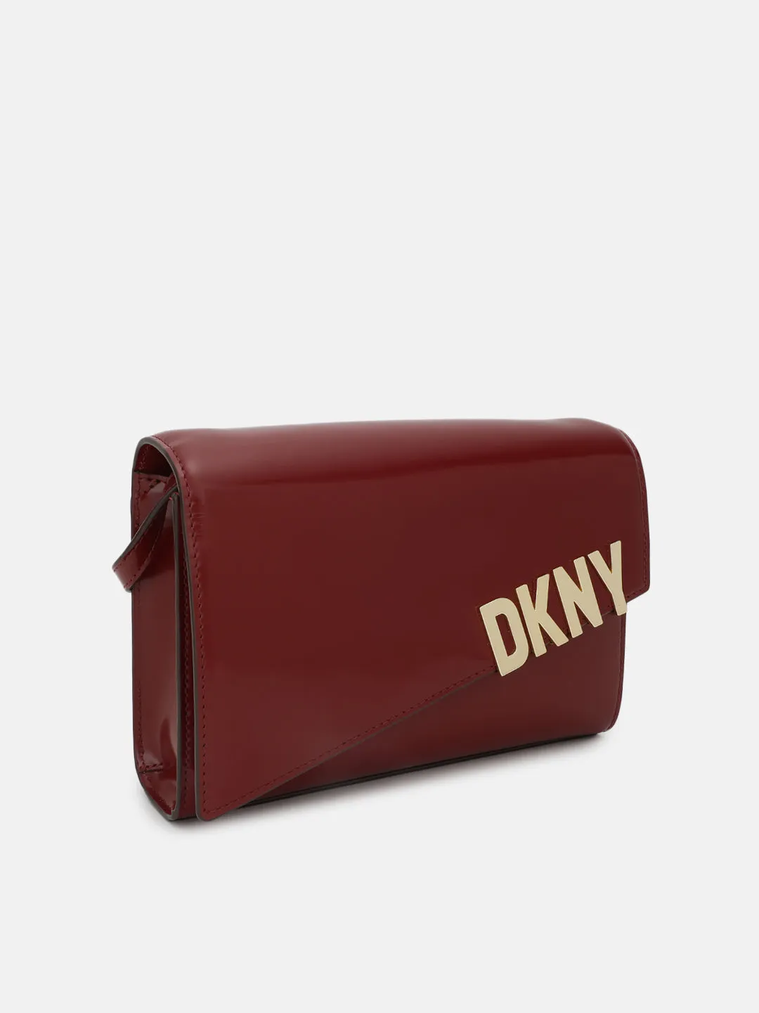 Dkny Women Red Solid Shoulder Bag