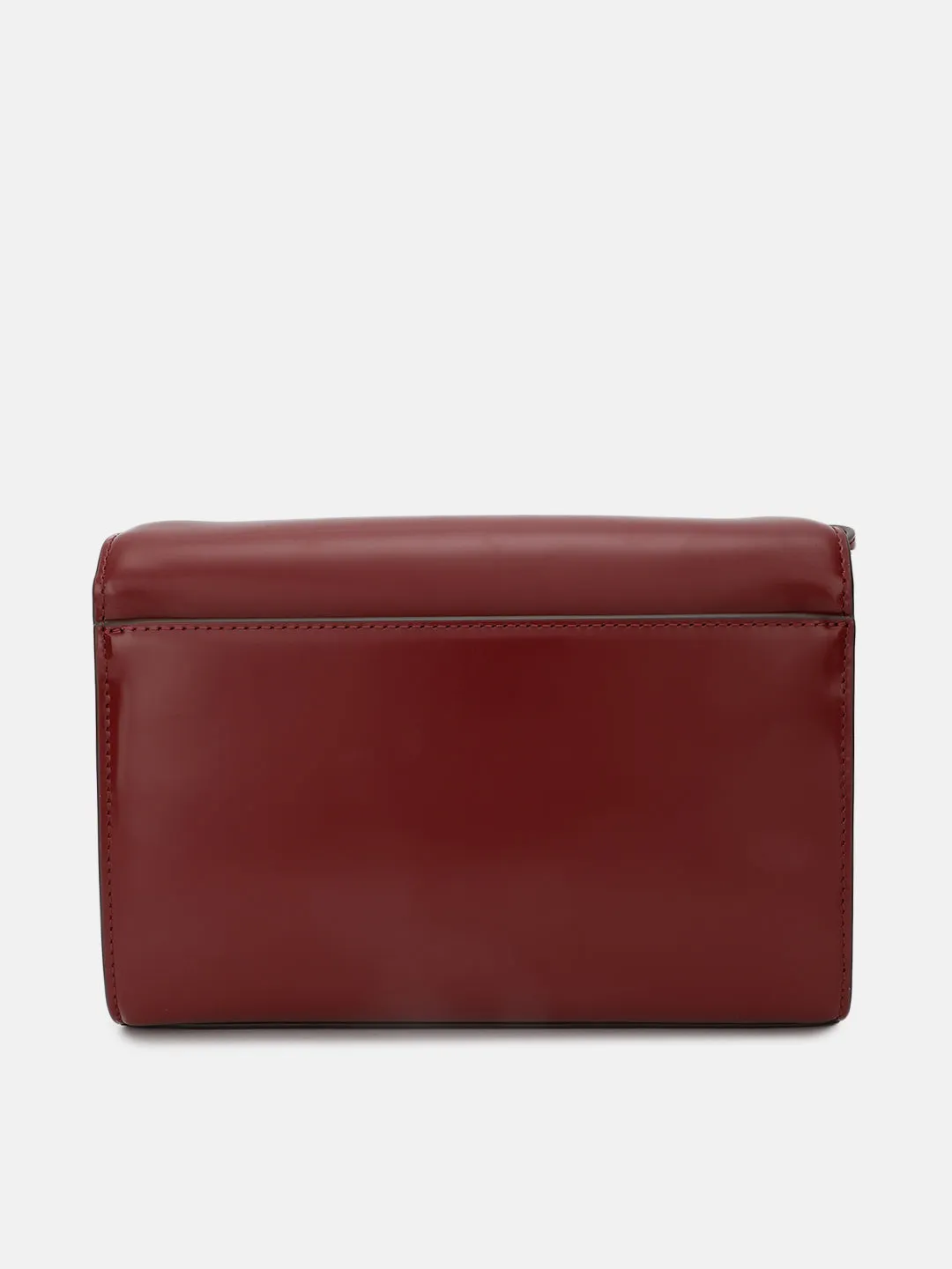 Dkny Women Red Solid Shoulder Bag