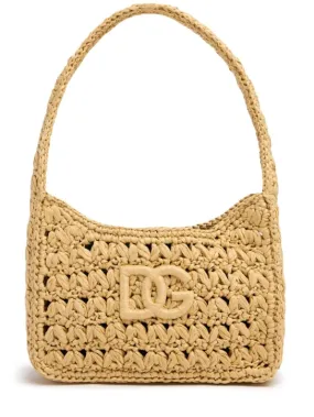 Dolce&amp;Gabbana   3.5 raffia shoulder bag 