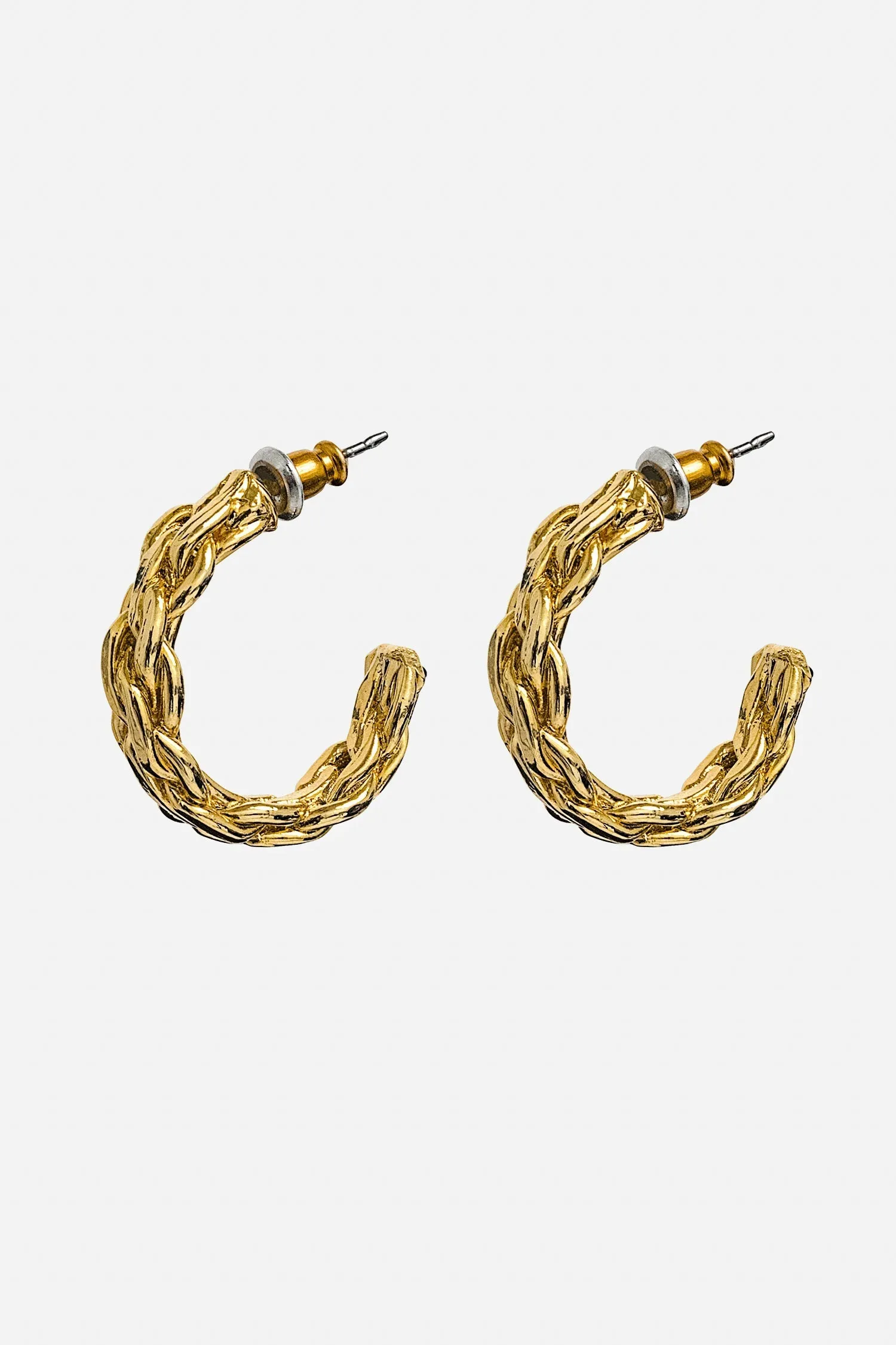 EARBRHOOP - Braided Hoop Earrings