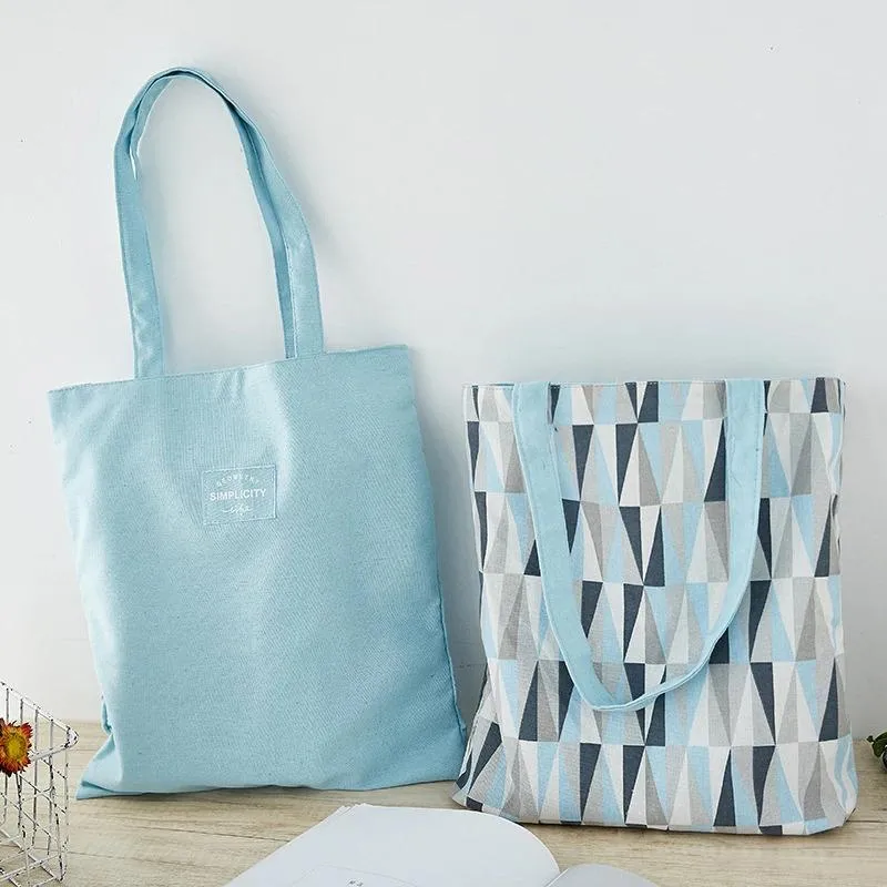 Eco-Friendly Double-Sided Canvas Tote Bag