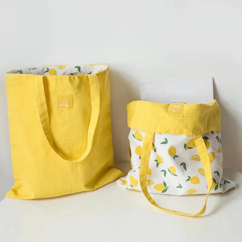 Eco-Friendly Double-Sided Canvas Tote Bag