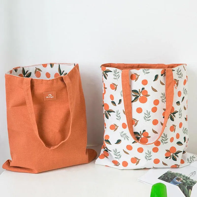 Eco-Friendly Double-Sided Canvas Tote Bag