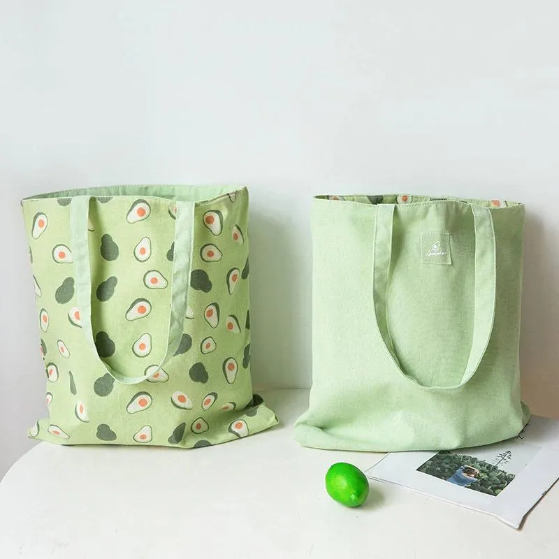 Eco-Friendly Double-Sided Canvas Tote Bag