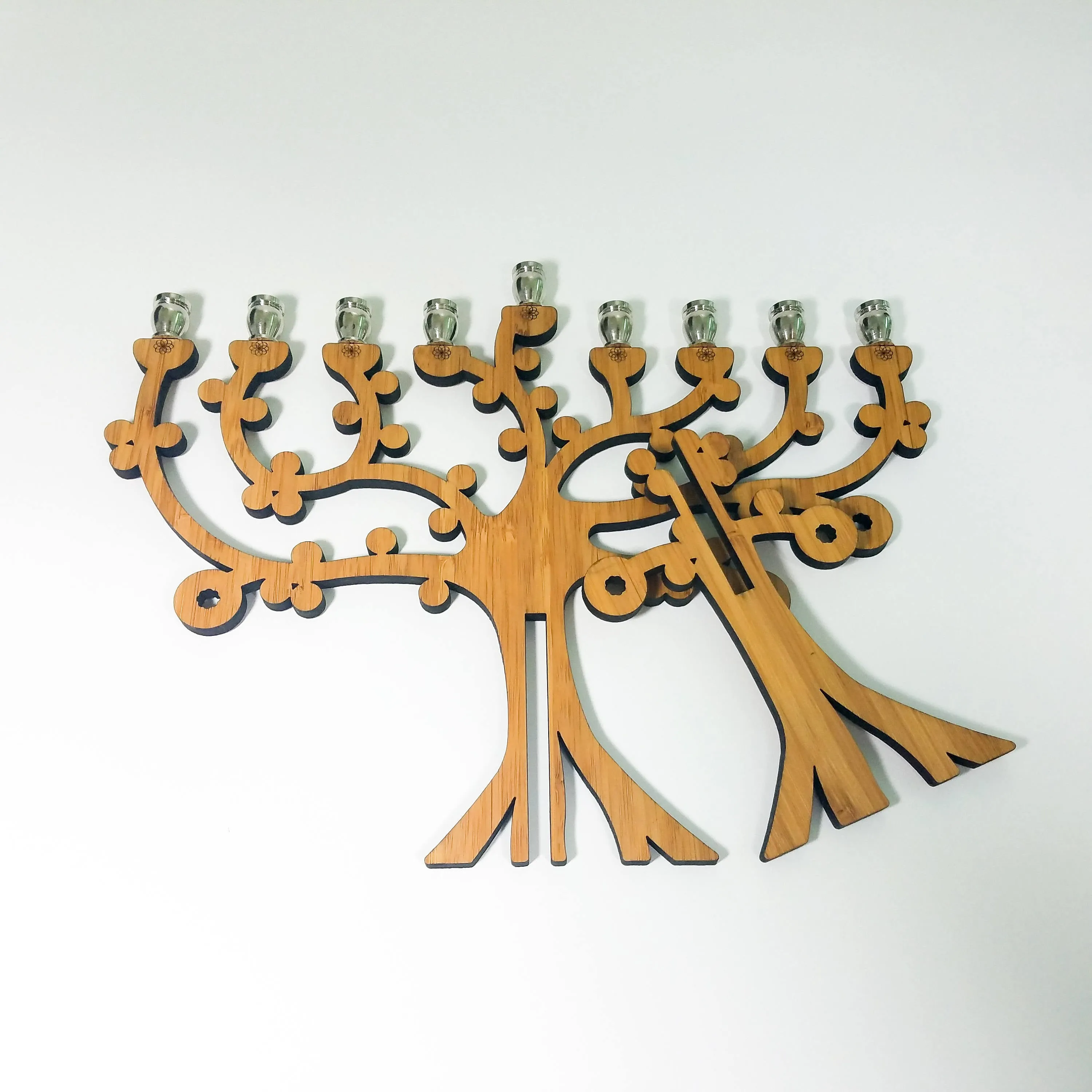 Eco-Friendly Tree of Life Menorah