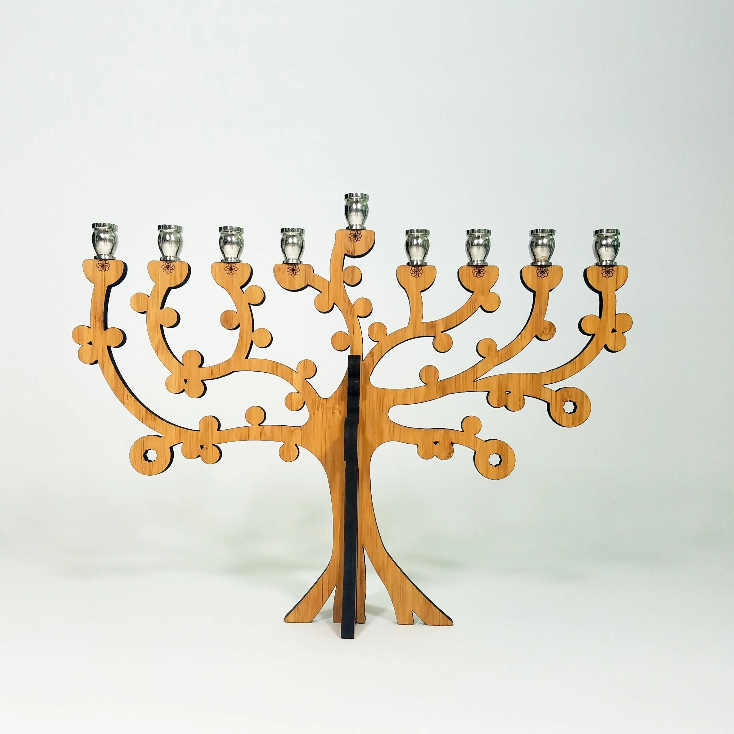 Eco-Friendly Tree of Life Menorah