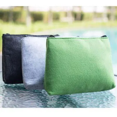 Eco Friendly Wool Felt Accessories Pouch