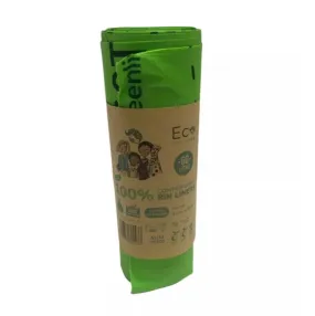 Eco Green Living Compostable Waste Bin Bags - 60L