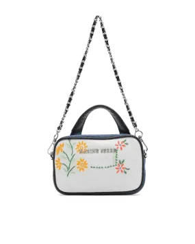 Embroidered Mini Madame Shoulder Bag