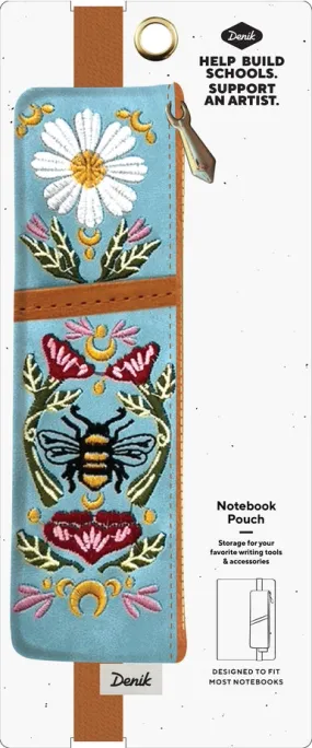 Embroidered Notebook Pouch