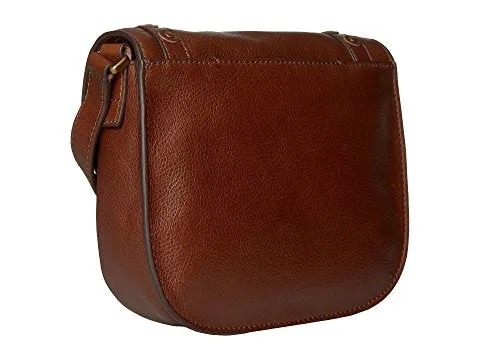 Emi Stud Saddle Bag - Brown