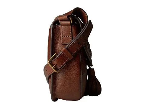 Emi Stud Saddle Bag - Brown