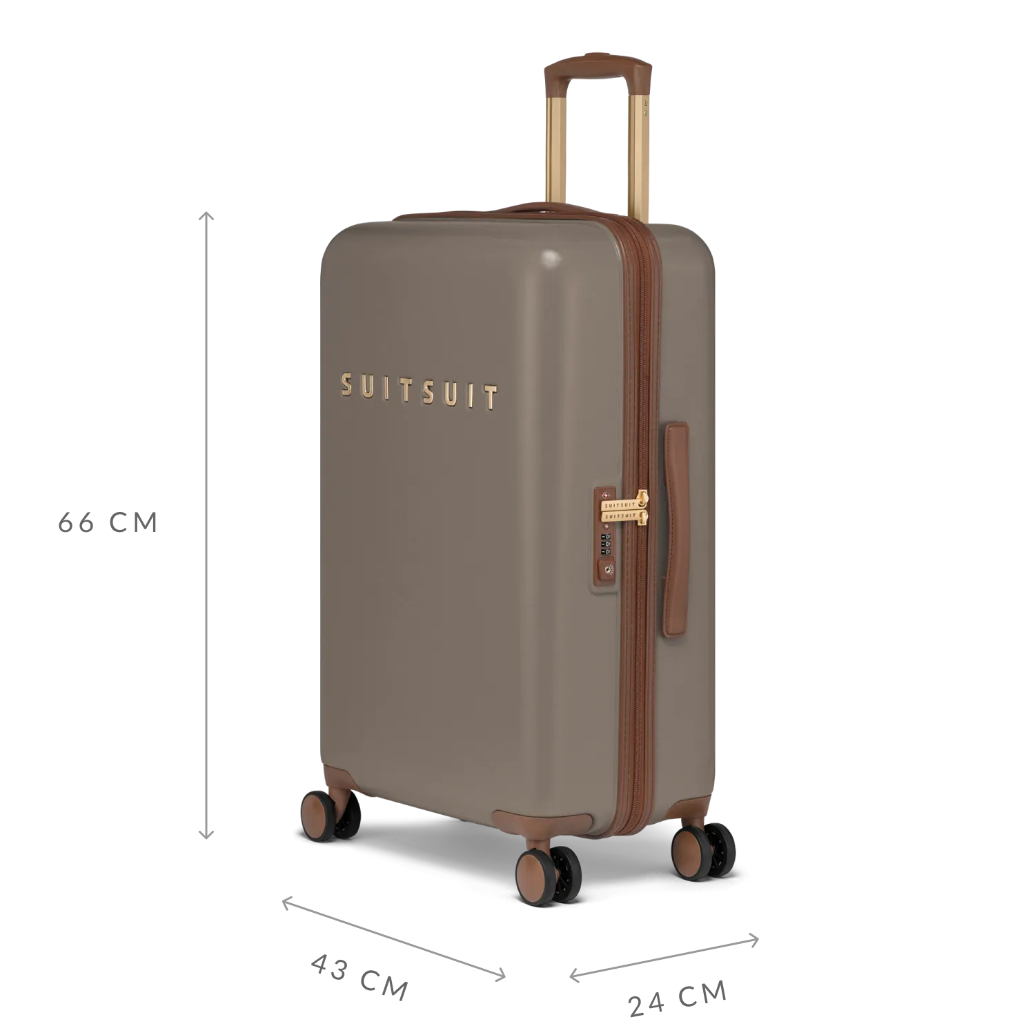 Fab Seventies - Taupe - Safe Travels Set (24 INCH)