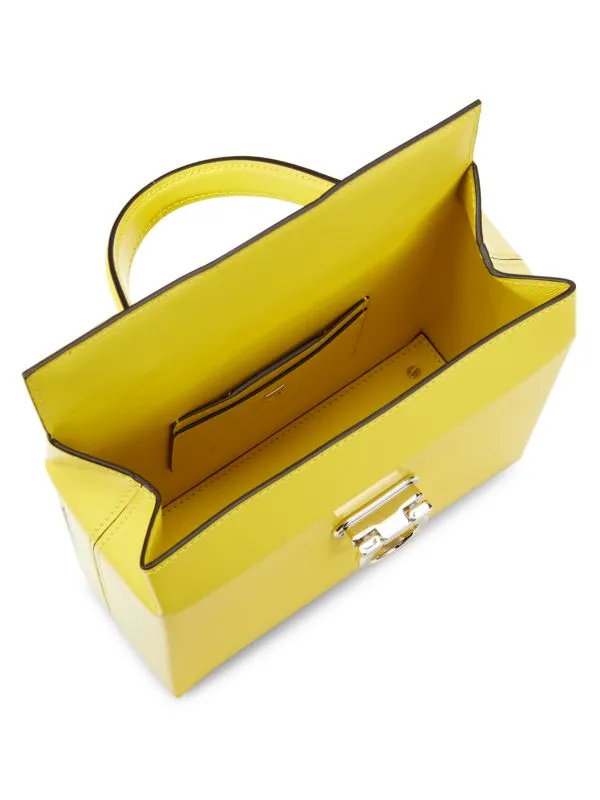 Ferragamo Studio Soft Shoulder Bag Yellow