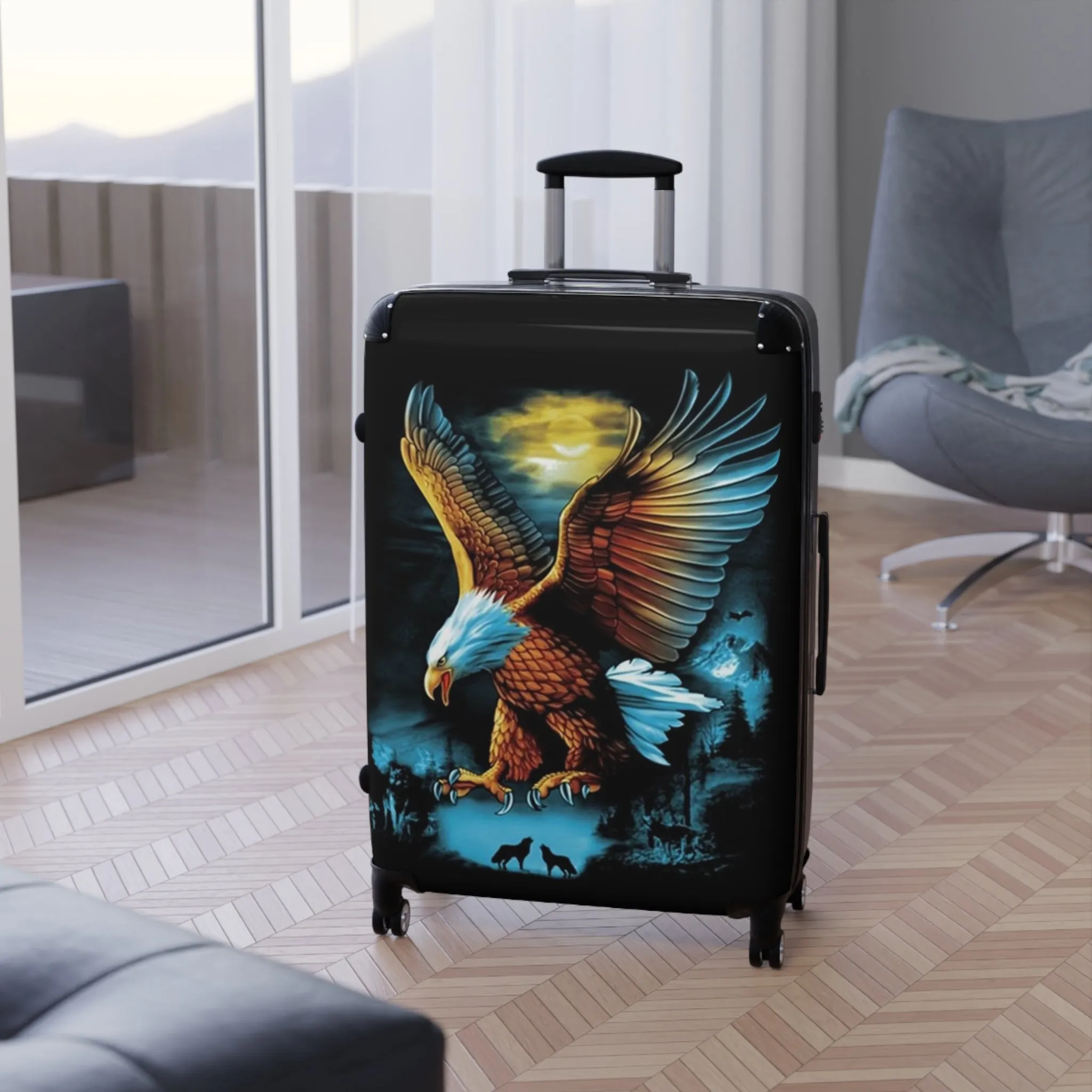 Flying Eagle Hard Shell Suitcase