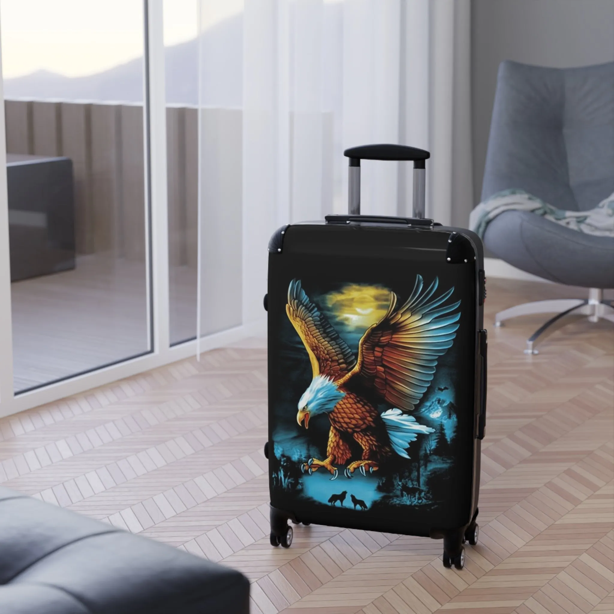 Flying Eagle Hard Shell Suitcase