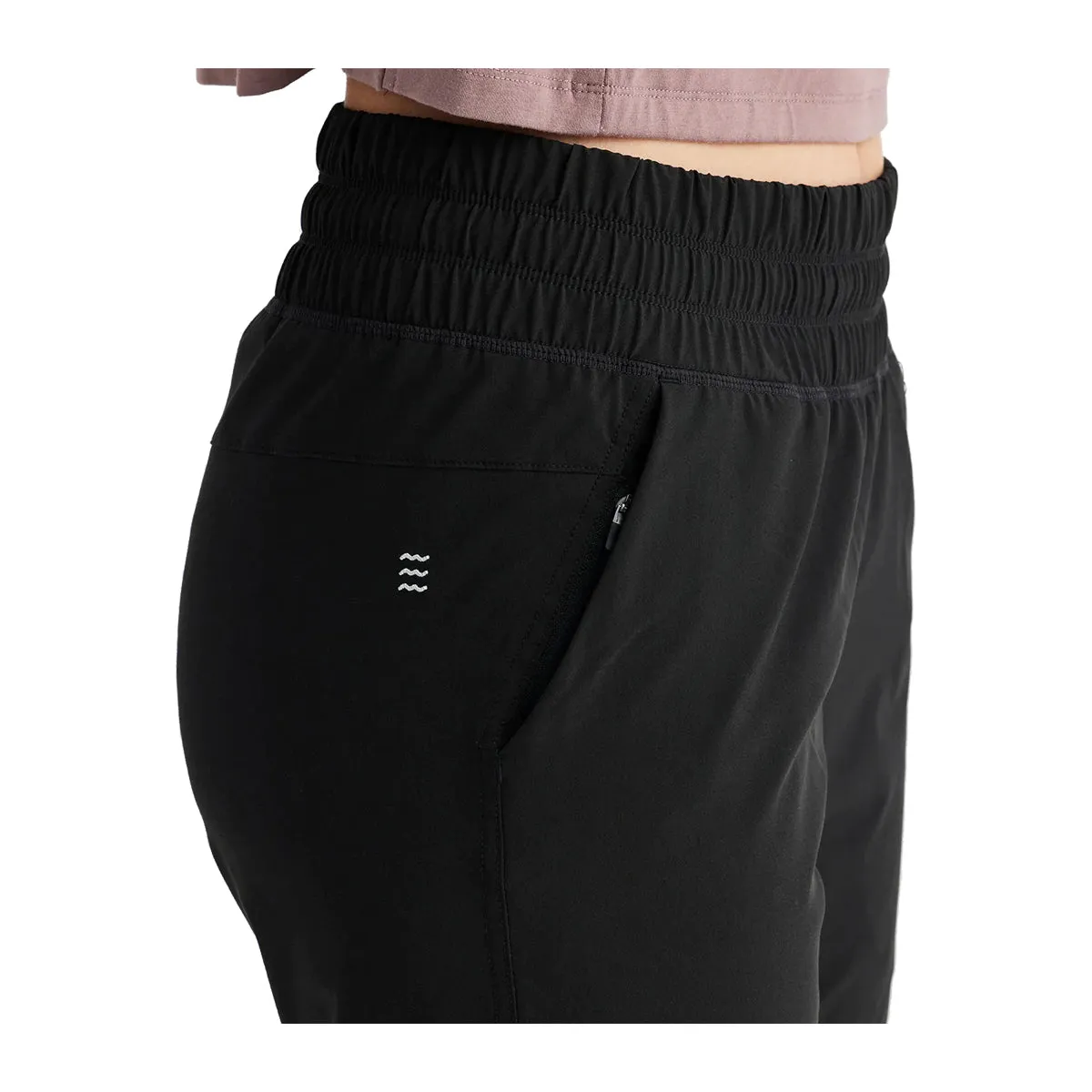 Free Fly Womens Pull-On Breeze Jogger Black