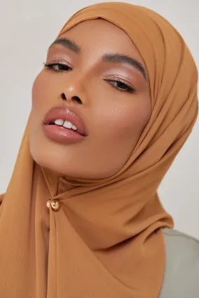 Georgette Crepe Hijab - Butterscotch