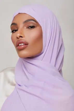 Georgette Crepe Hijab - Lilac Glaze