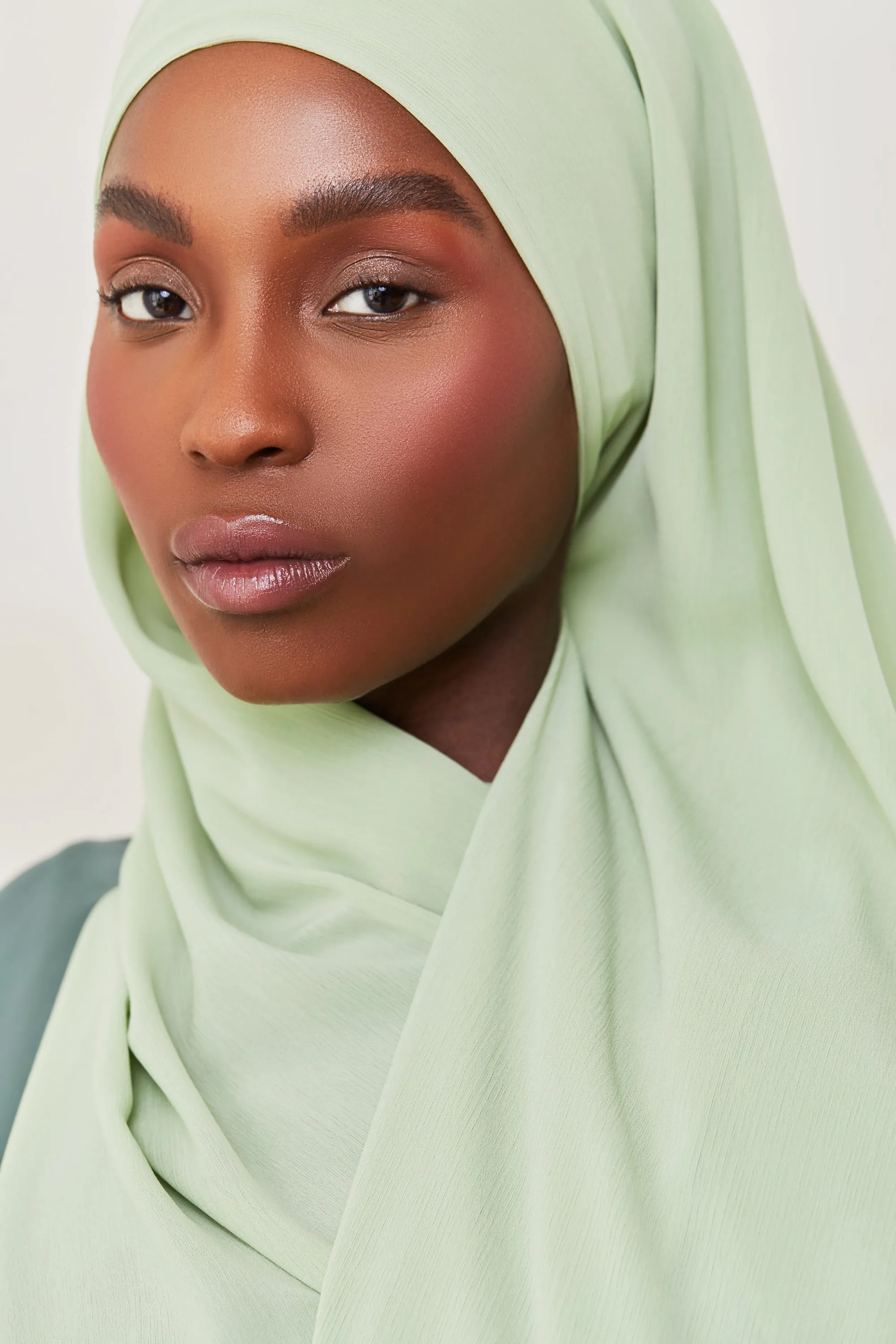 Georgette Crepe Hijab - Matcha