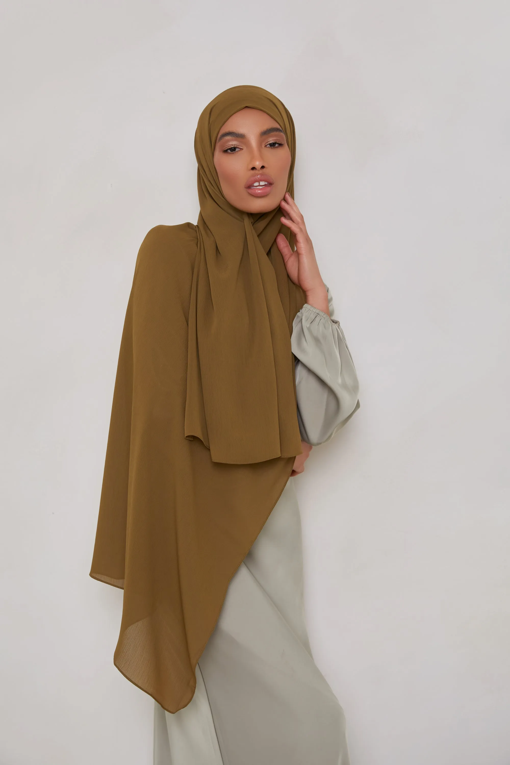 Georgette Crepe Hijab - Zeit