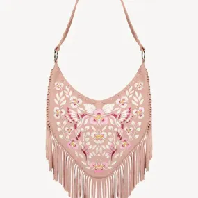 Georgina Embroidery Hobo Shoulder Bag