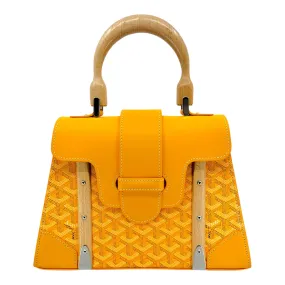 Goyard Saigon Goyardine PM Bag Yellow