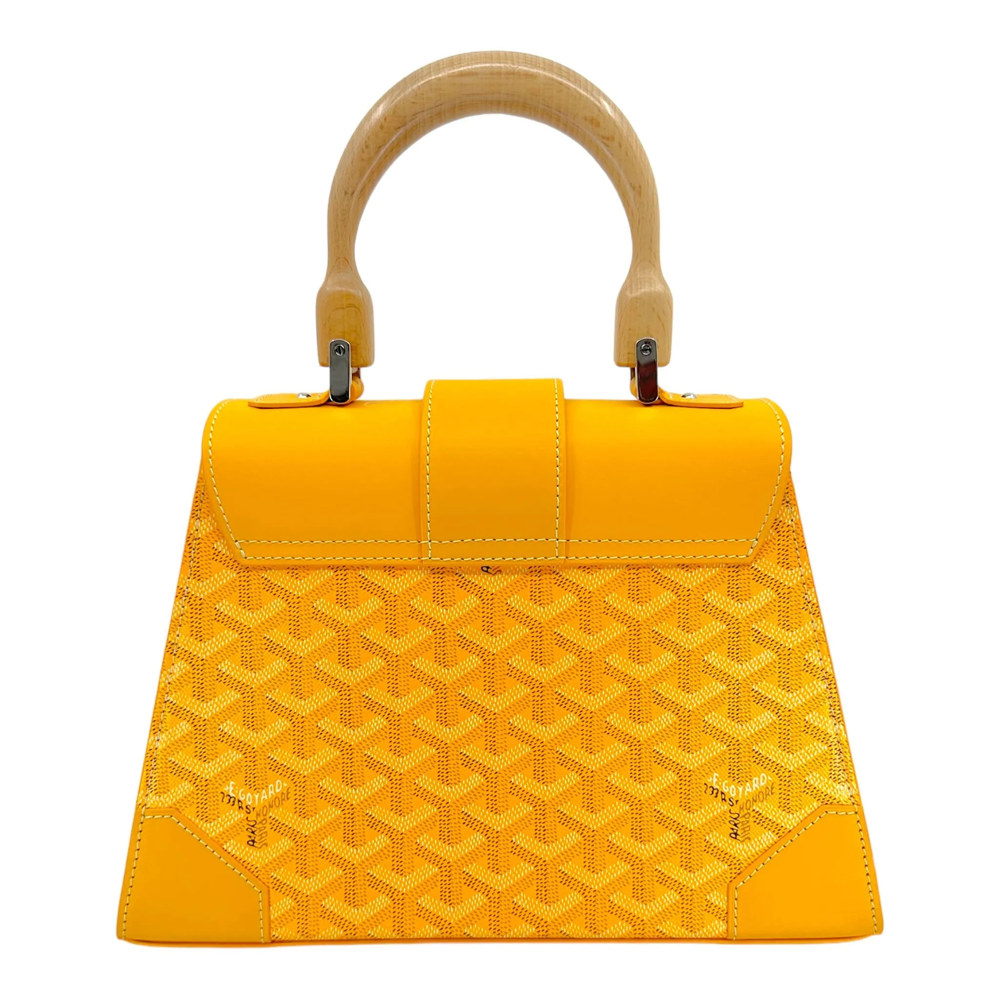 Goyard Saigon Goyardine PM Bag Yellow