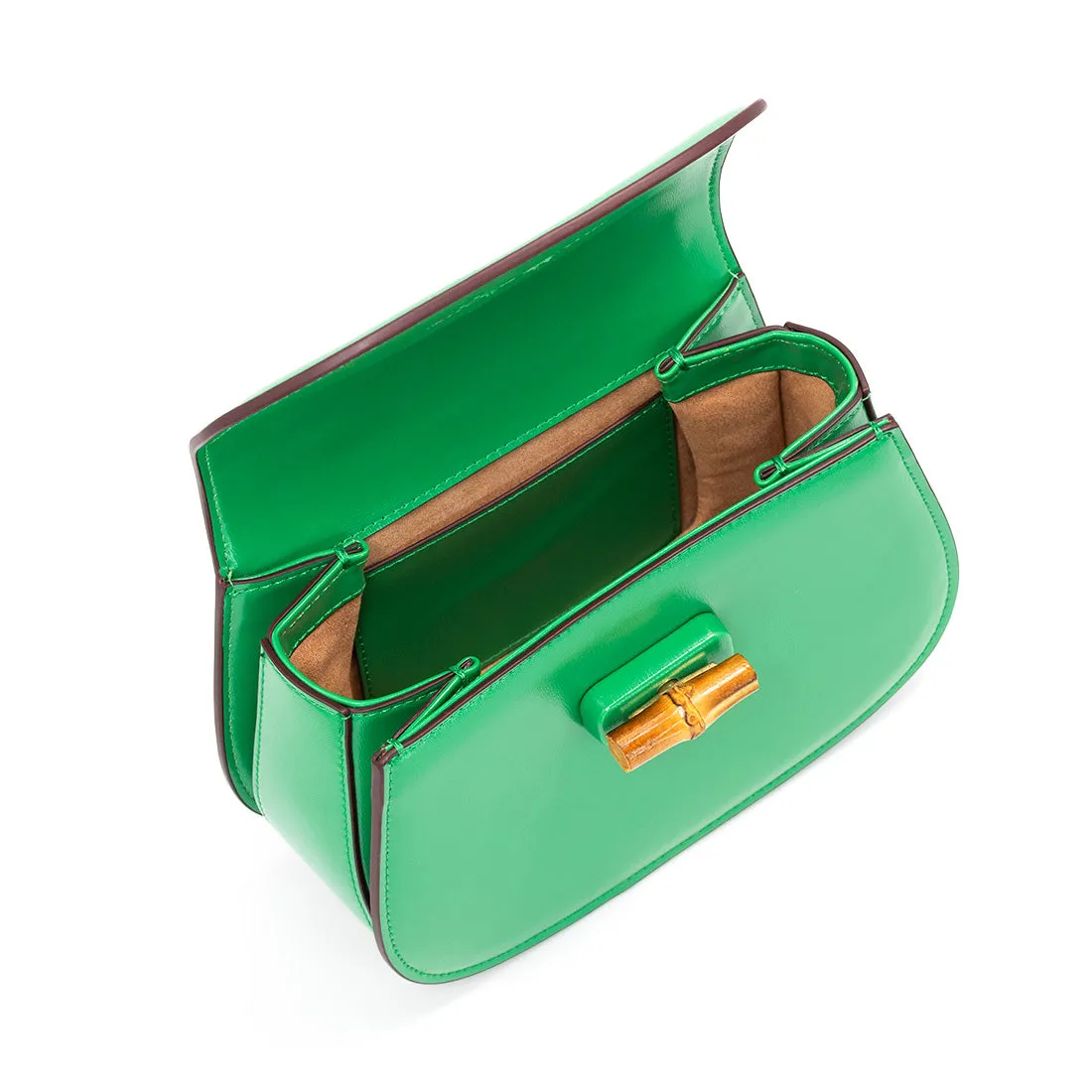 Graceful Bamboo Leather Purse