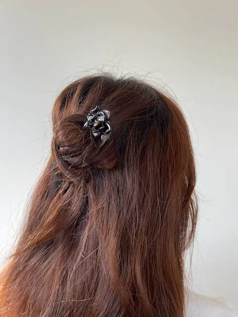 Handmade Flower French Chignon Hair Pin | Eco-Friendly