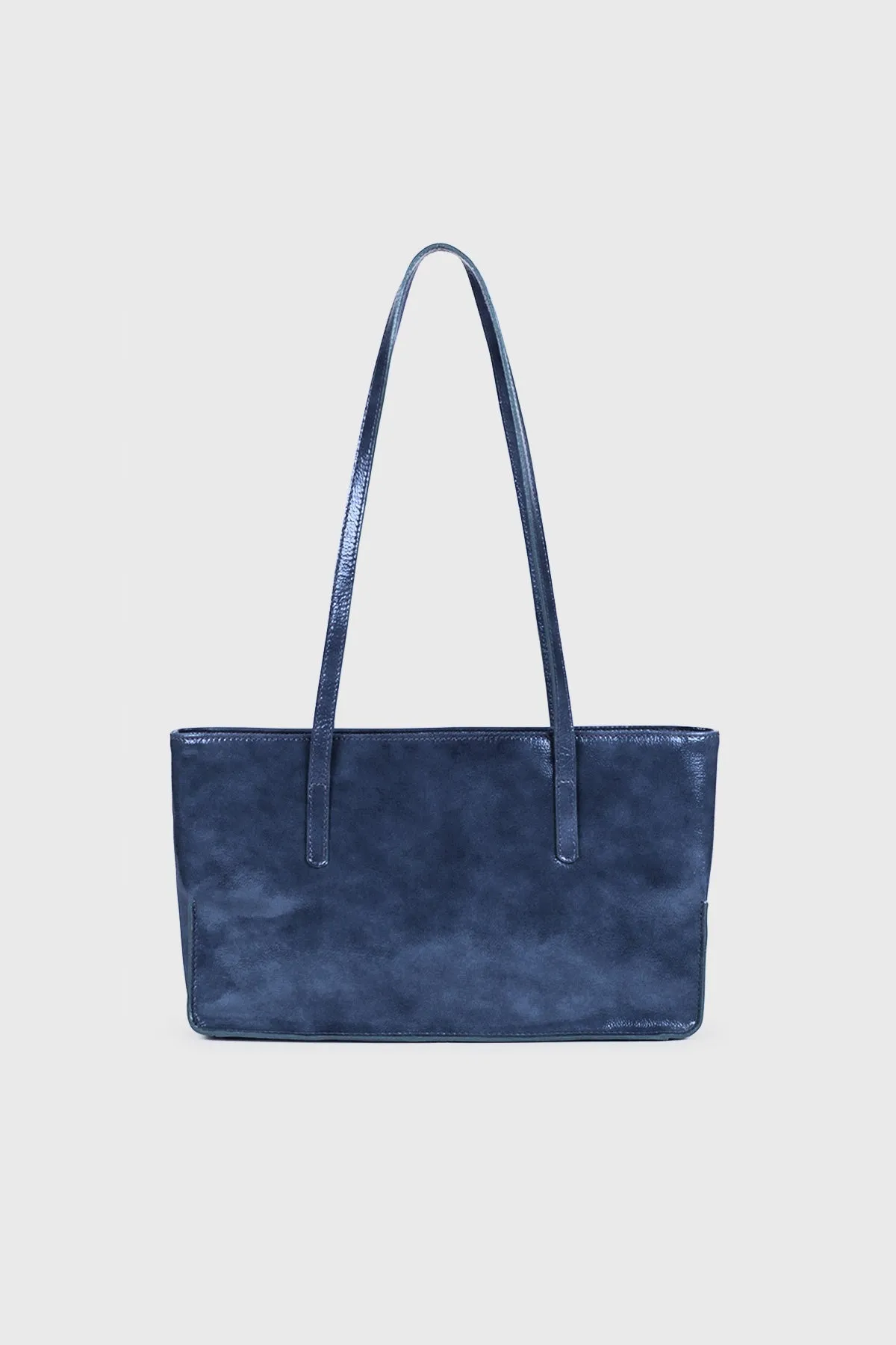 Hermosa Leather Bag - Navy