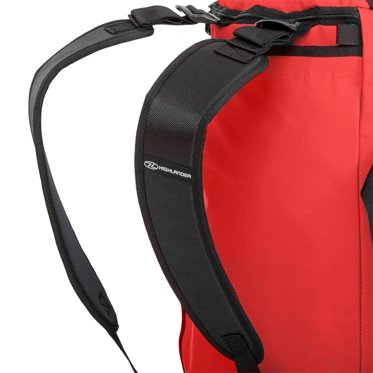 Highlander Storm Tarpaulin Duffle Bag 120L Red