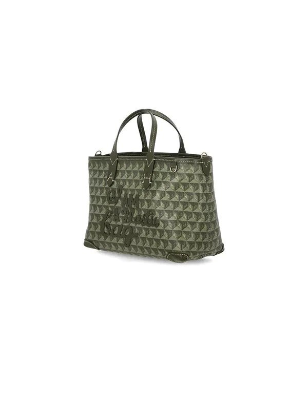 I am a Plastic Bag XS Motif Tote in Fern