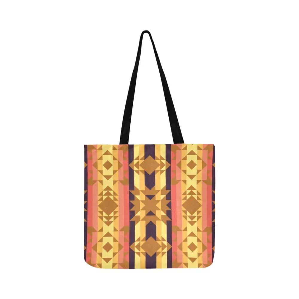 Infinite Sunset Reusable Shopping Bag (Two sides)