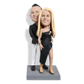 Intimate Evening Gown Couple Custom Figure Bobblehead