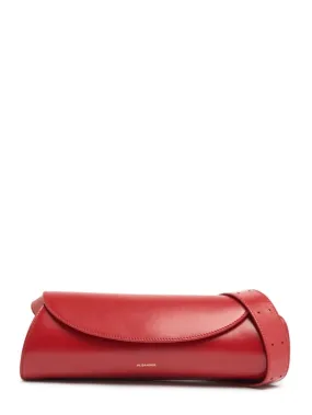 Jil Sander   Small Cannolo leather shoulder bag 