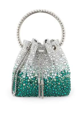 Jimmy choo crystal bon bon bucket bag