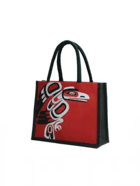 Karen Francis Raven MINI Jute Bag Red