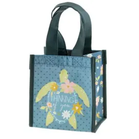 karma recycled small gift bag - turtle