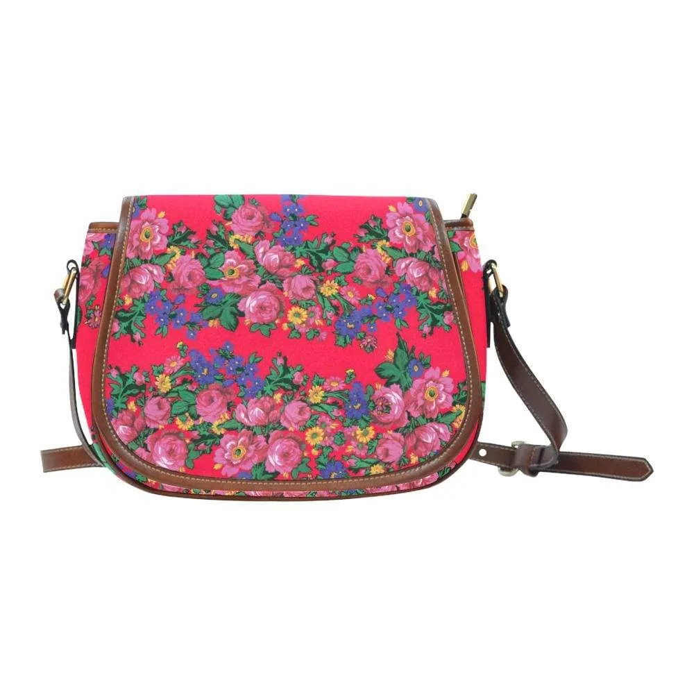 Kokum's Revenge- Dahlia Saddle Bag/Large