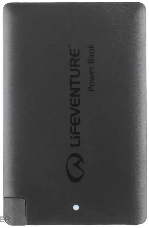 Lifeventure RFiD Charger Wallet with power bank, Recycled, Grey