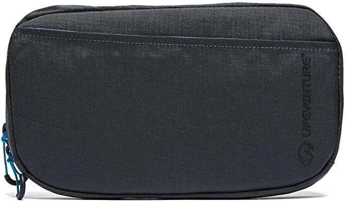 Lifeventure RFID Travel Belt Pouch, Recycled, Grey