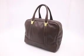 Loewe Bowling Bag in Brown Leather