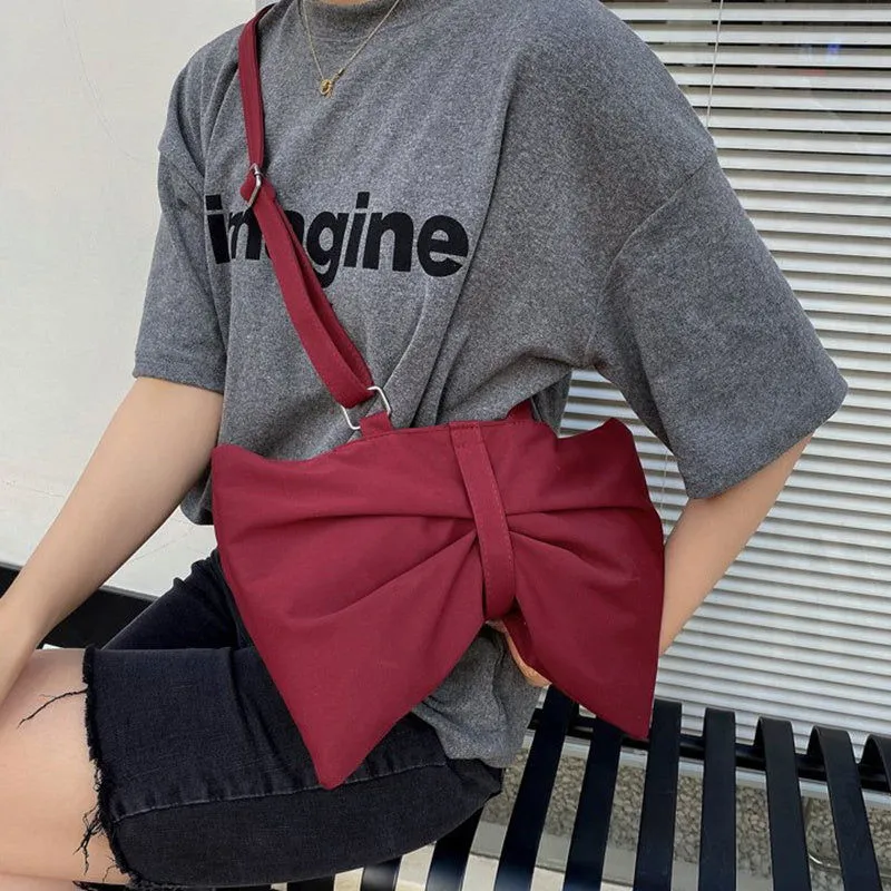 LovelyRLovely Large Bow Shoulder Bag