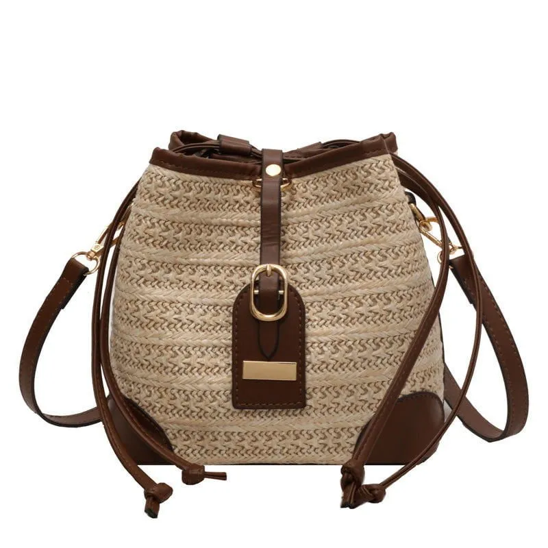 LovelyRLovely Straw Plaited Shoulder Bag