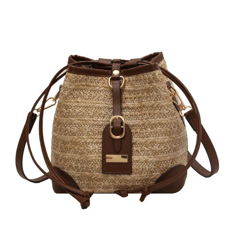 LovelyRLovely Straw Plaited Shoulder Bag