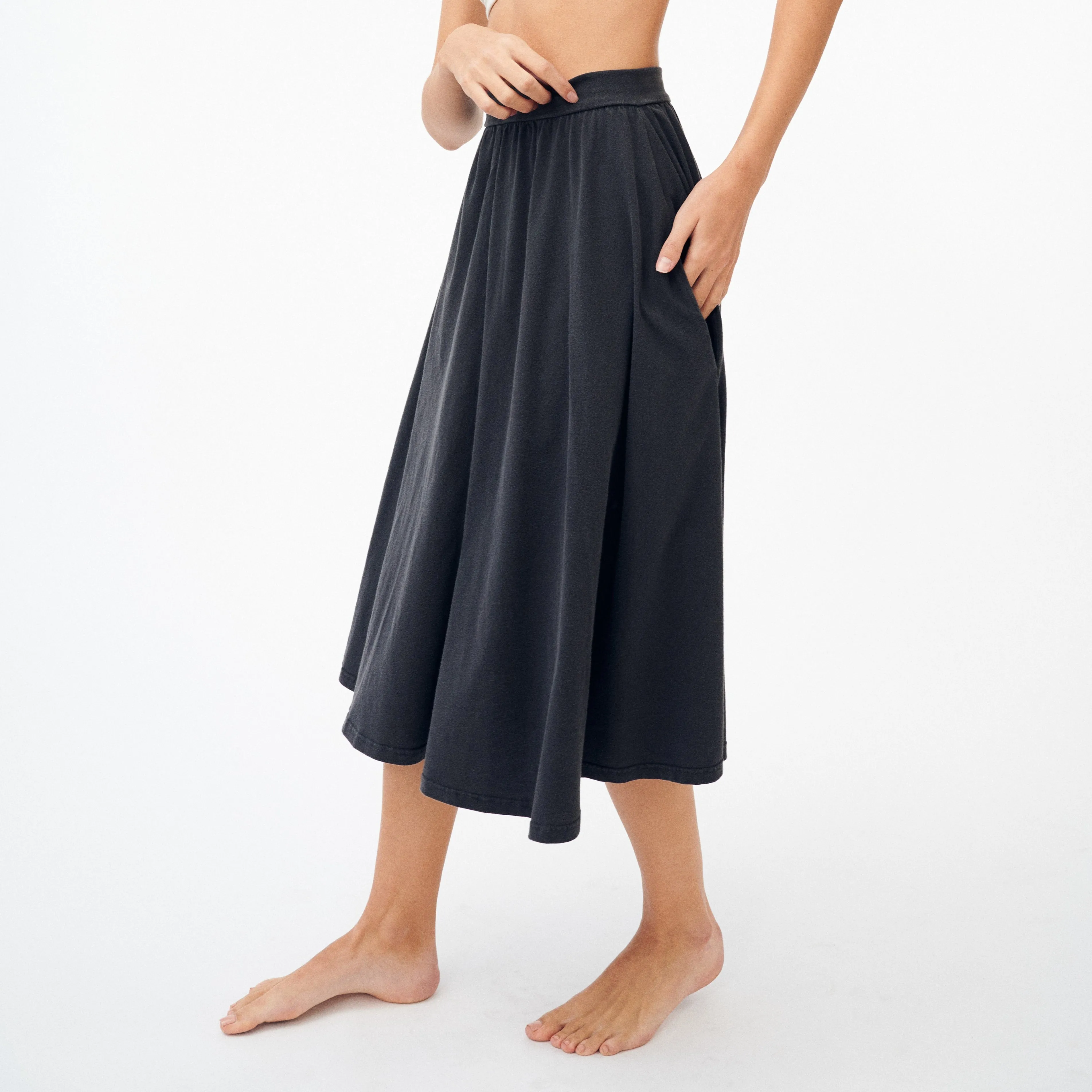 Madison Midi Skirt w/ Pockets