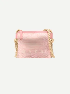 Marcel Summer Bag Rope Shoulder in Pink