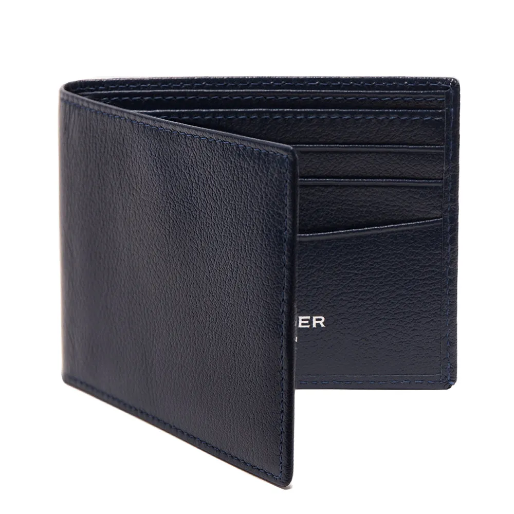 Marine Blue Curved Credit Card Wallet