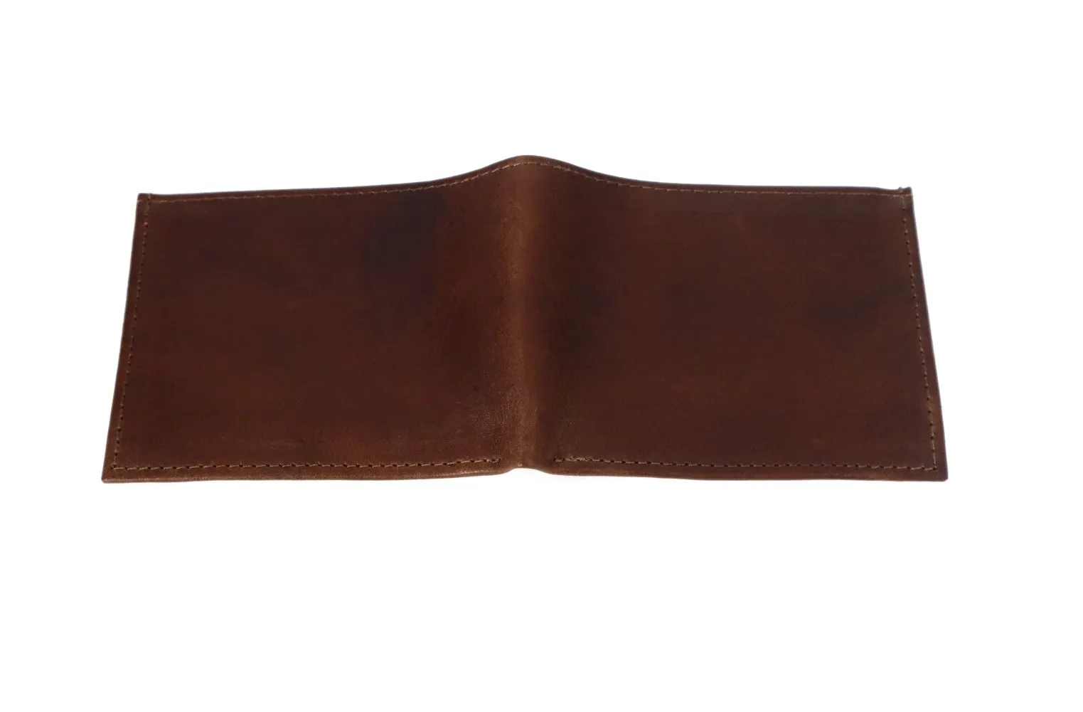 Men's Leather Wallet -  Chocolate Brown